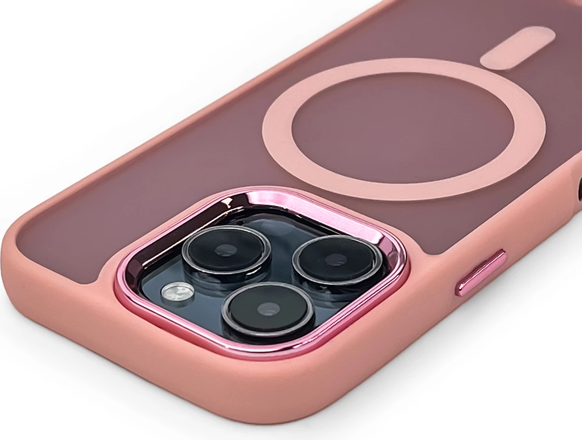 Mbështjellës Hurtel Fashion Case MagSafe për iPhone 16 Pro Max, rozë