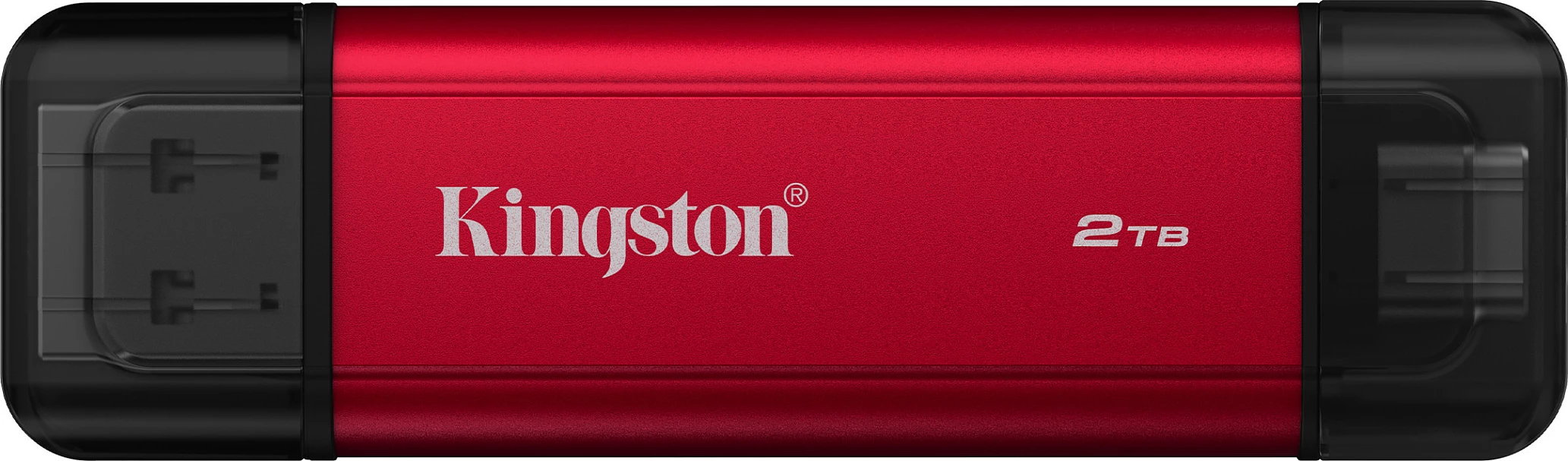 SSD portable Kingston Dual Portable SSD 2TB, USB-A/USB-C, USB 3.2 Gen 2, 1050MB/s, zi/kuq