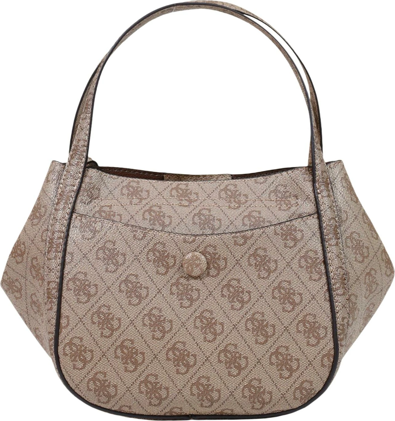 Çantë krahu Guess Coleen Logo Small SA HWSG97 56050 për femra, latte