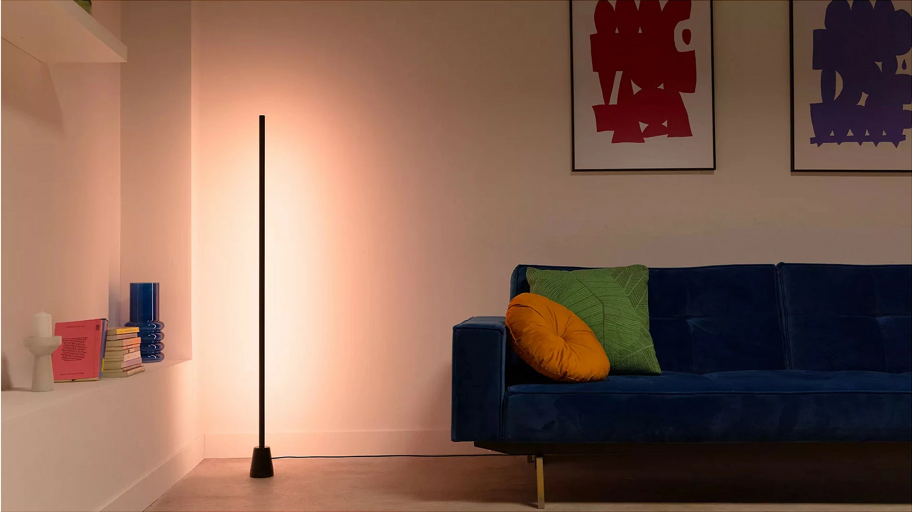 Ndriçues dyshemeje smart WiZ 8719514865273, LED 9.7W, Wi‑Fi/Bluetooth, multikolor, i zi
