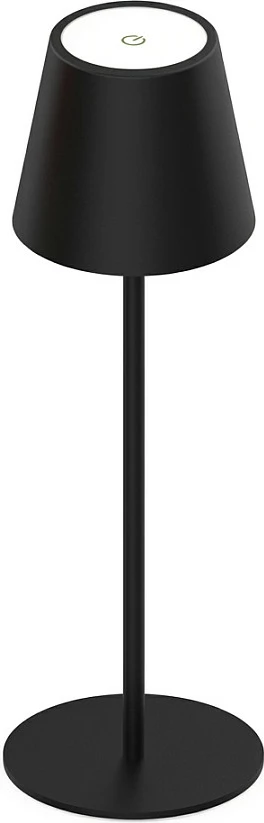 Lampë tavoline LED Synergy21, me bateri, IP54, touch, dimmable, e zezë