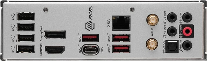Pllakë amë MSI MAG B760M MORTAR WIFI II, Intel, LGA 1700, DDR5, 256 GB, e zezë