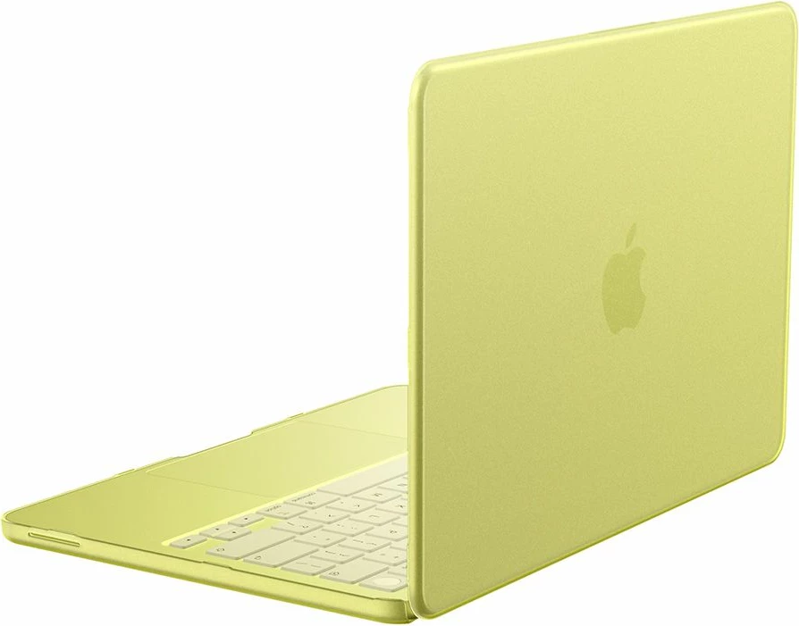 Mbështjellës për MacBook Spigen AirSkin për MacBook Neo 13" 2026 (A3404), PC + këmbë TPU, snap-on, 1 copë, e verdhë mat
