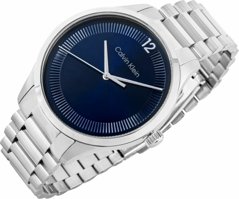 Orë dore për meshkuj Calvin Klein, argjendtë