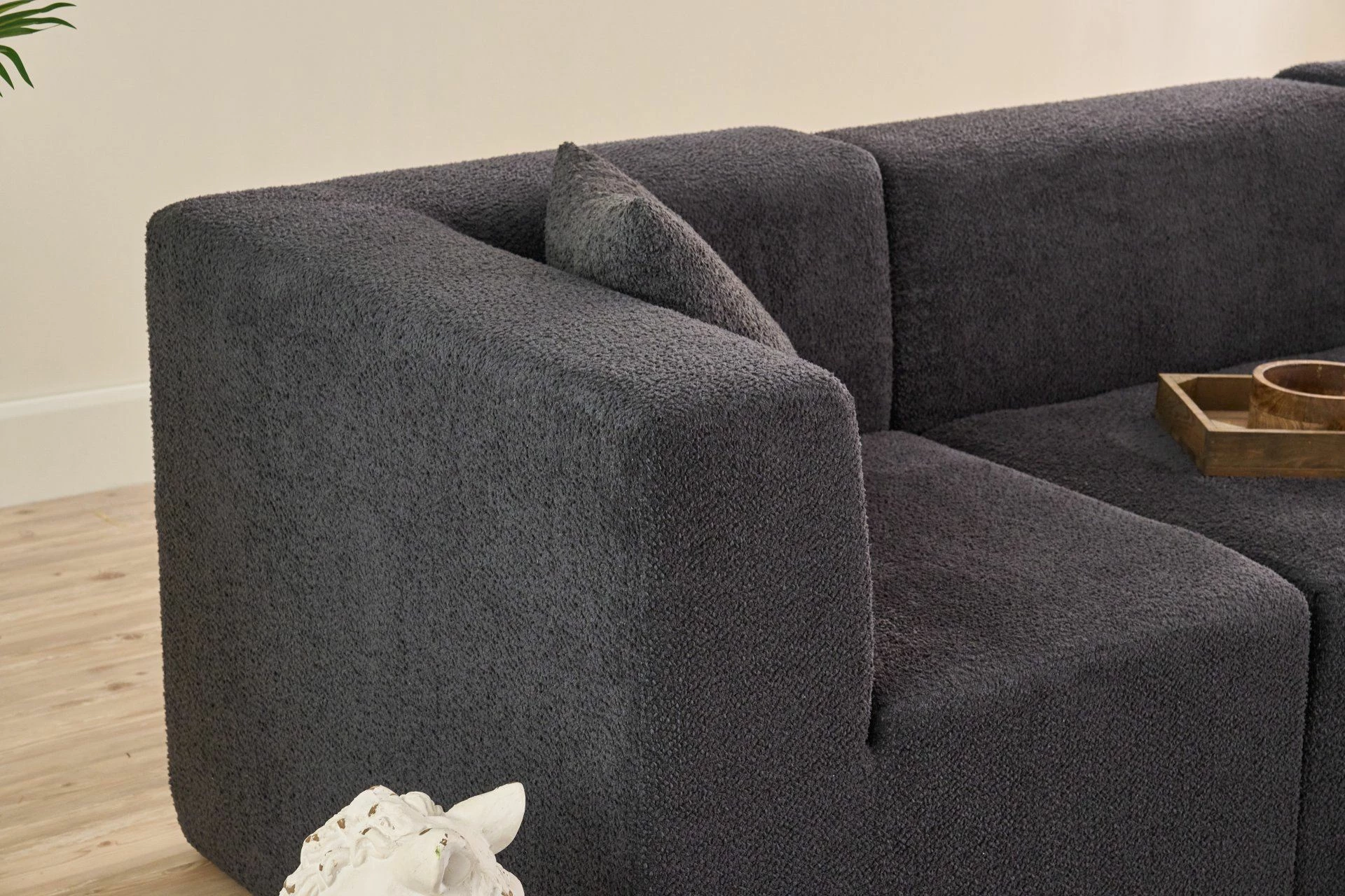 Këndare Atelier del Sofa, ngjyrë antracit, Raks