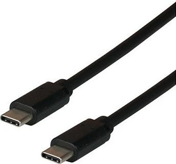 Kabllo USB-C EFB Elektronik, USB 2.0, 0.5 m, 480 Mbit/s, 3A, e zezë