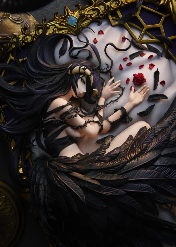 Figurinë koleksionuese Square Enix Albedo Ending Ver. (Art by so-bin) 1/7, PVC/ABS, 27×20×17 cm, e zezë/artë
