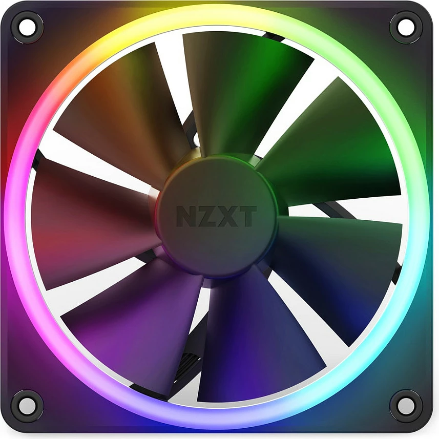 Fan NZXT F120 RGB, 120mm, PWM 4-pin, 500-1800 RPM, i zi