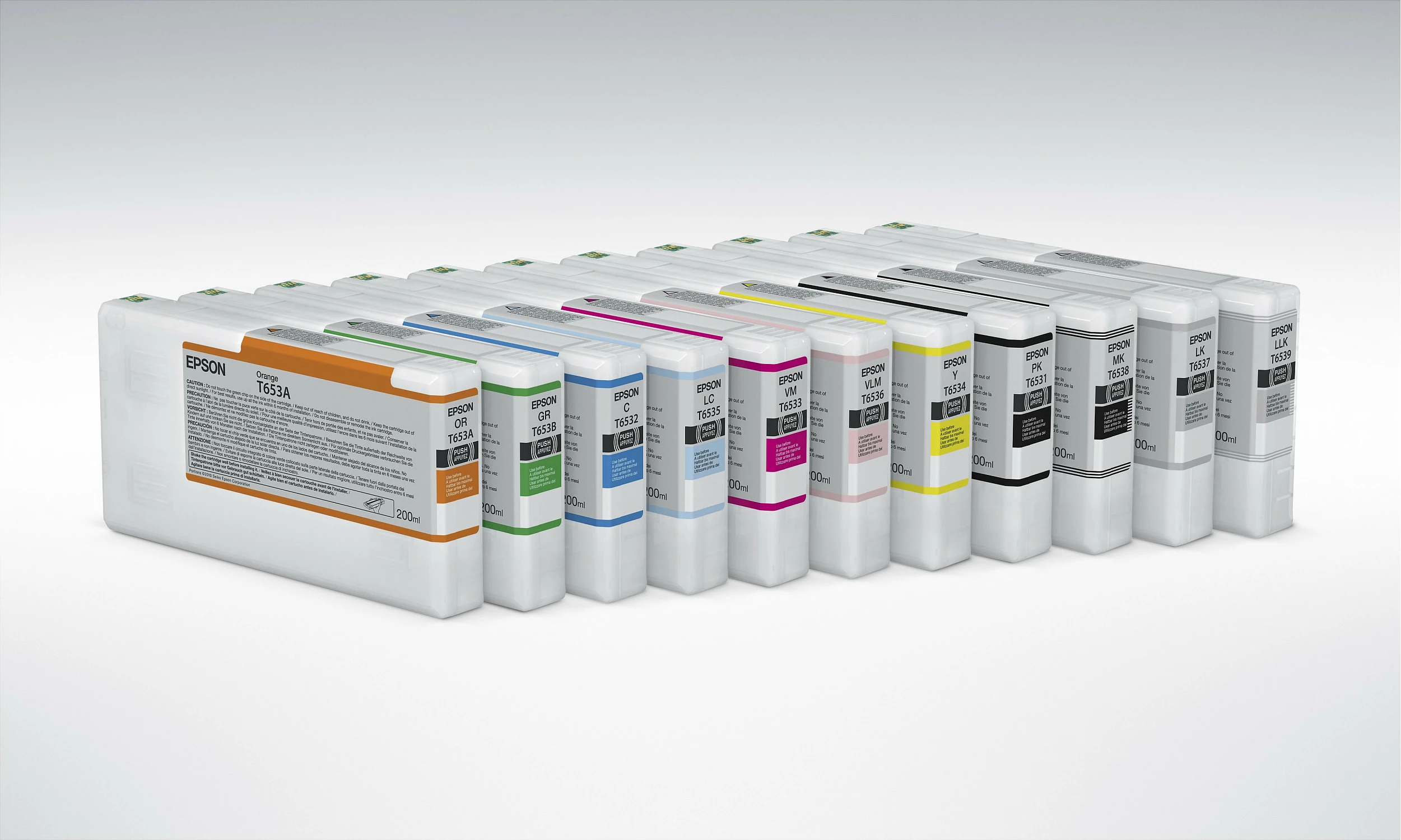 Kartrixh boje Epson T6534, 200 ml, e verdhë