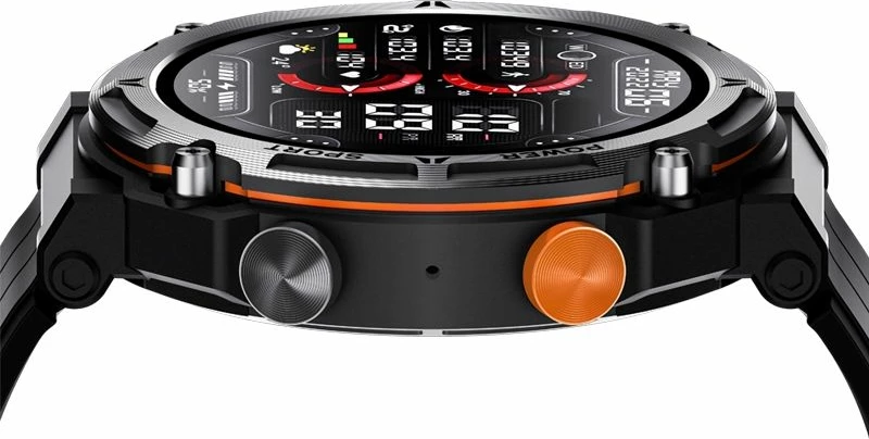 Smartwatch VELTORI për meshkuj, e zezë