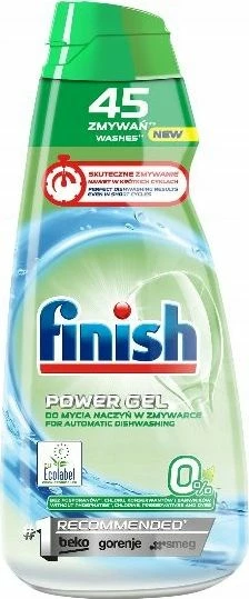 Xhel për enëlarëse Finish All-in-1 Max Power Gel 0% 900 ml, limon