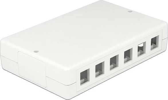 Kuti lidhëse DeLOCK 86172 për module Keystone, 6/12 porta, 171 x 111.6 x 38 mm, e bardhë