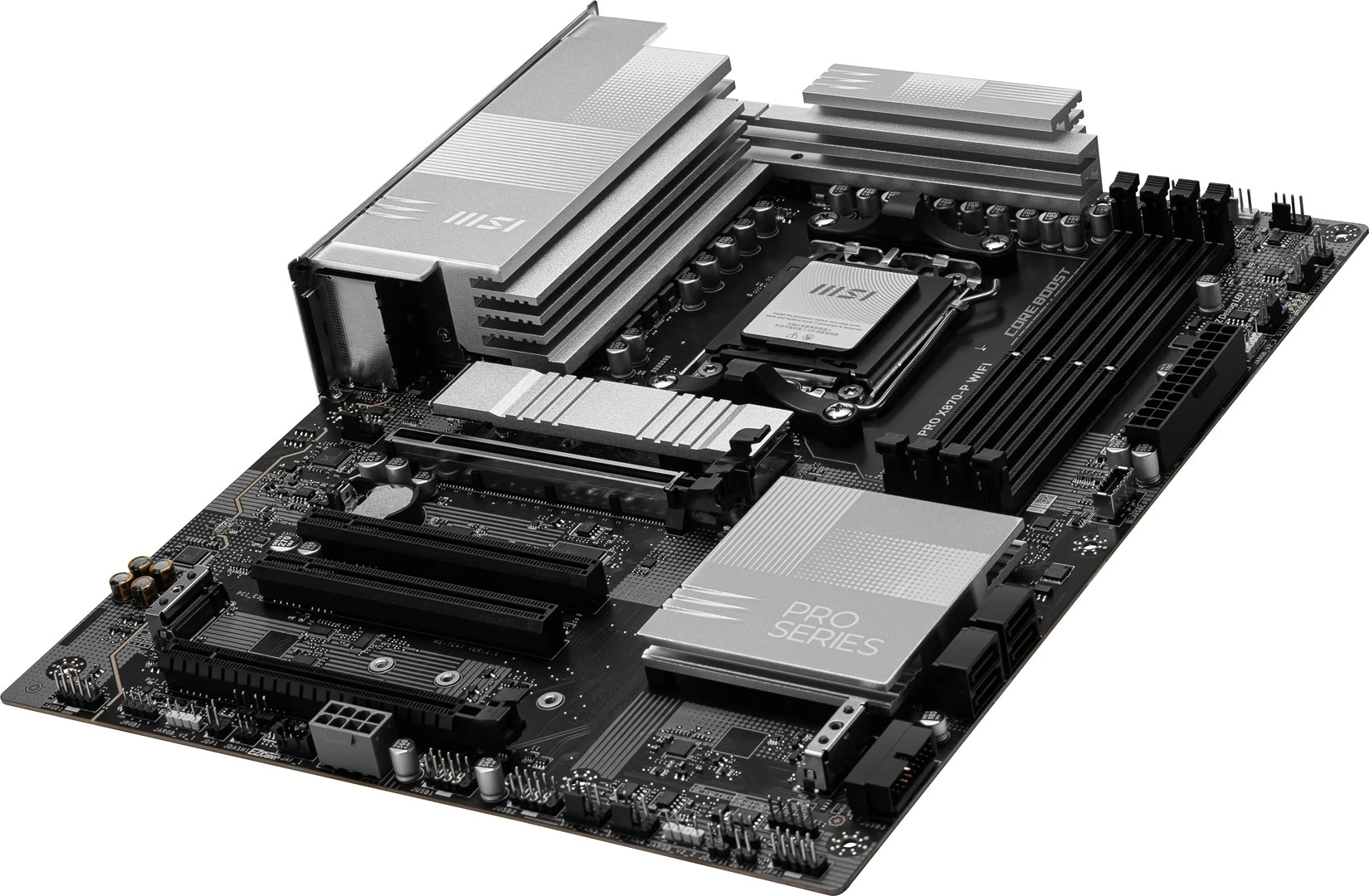 Pllakë amë MSI PRO X870-P WIFI, Socket AM5, ATX, E zezë