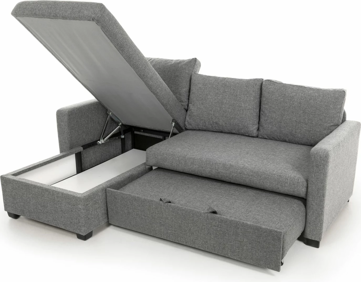 Kënd-sofë krevate Atelier del Sofa, ngjyrë gri e çelët, Kado