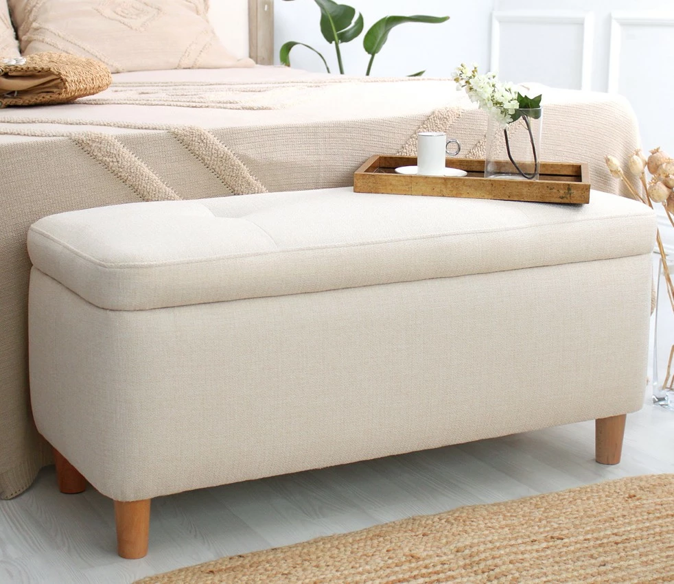 Puf Atelier del Sofa, ngjyrë krem, Rocio