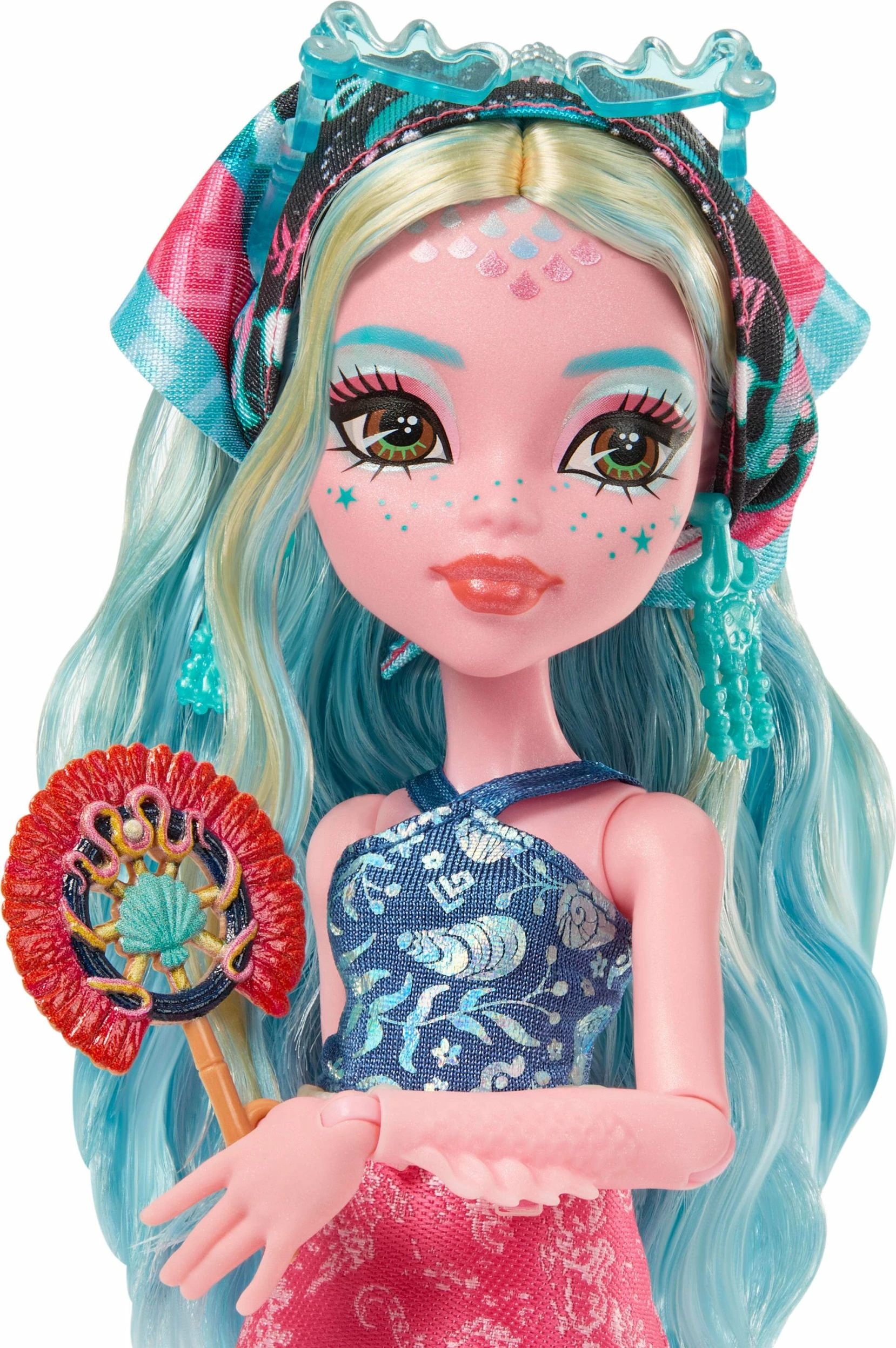 Kukull Monster High Scare Secrets Series 7 Lagoona Blue JDR51, 32.8 cm, vjollcë, set 1 copë