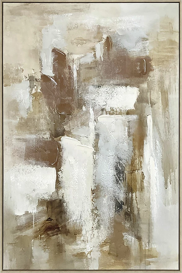 Pikturë dekorative NIRVA me kornizë, shumëngjyrëshe, 82.6x4.3x122.6cm