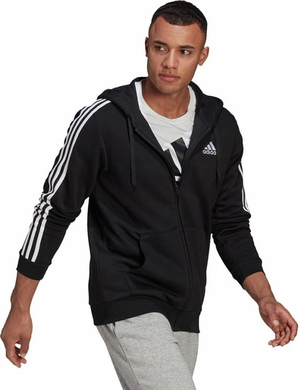 Duks me kapuç adidas për meshkuj, i zi [Madhësia: S]