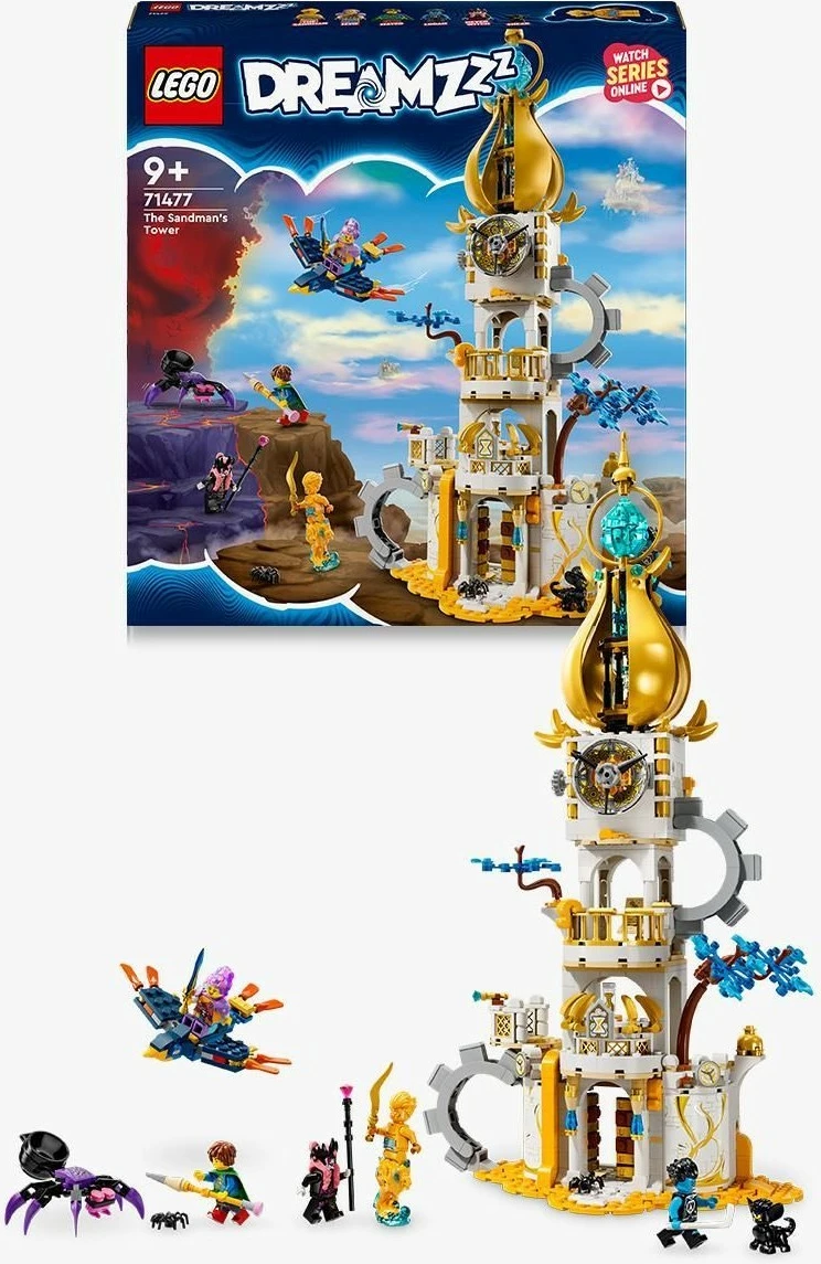 Set ndërtimi LEGO DREAMZzz 71477, Kulla e Sandmann, 723 pjesë, multikolor