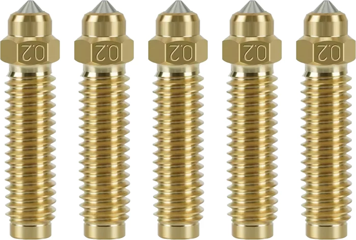 Set grykash Elegoo 50.204.0139 0.2 mm për Centauri Carbon, M6, 1.75 mm filament, 5 copë