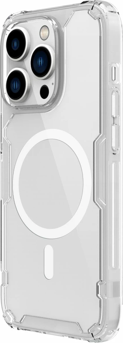 Mbështjellës Nillkin Nature Pro për iPhone 15 Pro Max me MagSafe, i bardhë