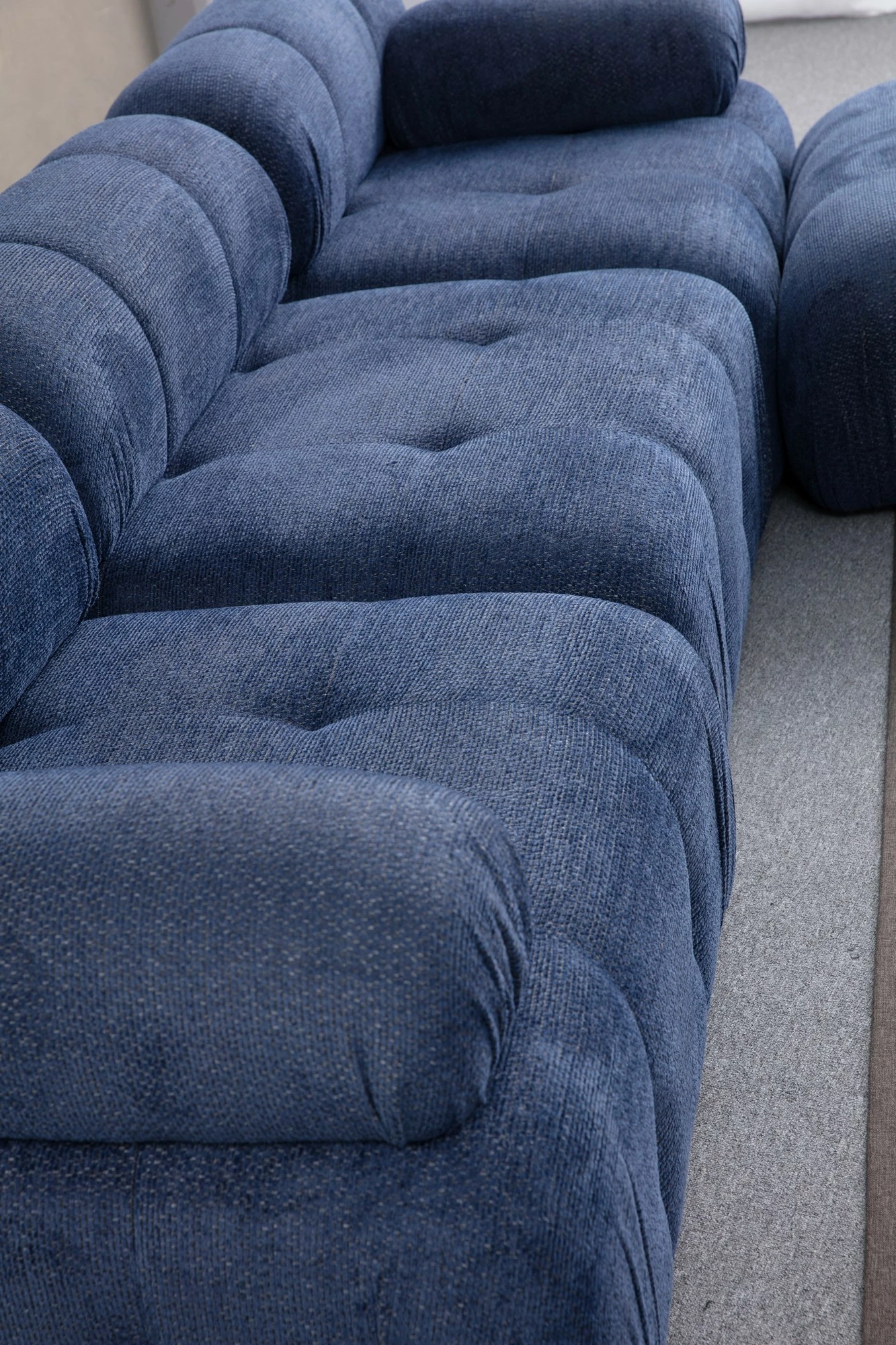 Këndare Petite 3, ngjyrë blu nate, Atelier del Sofa, 290x160cm
