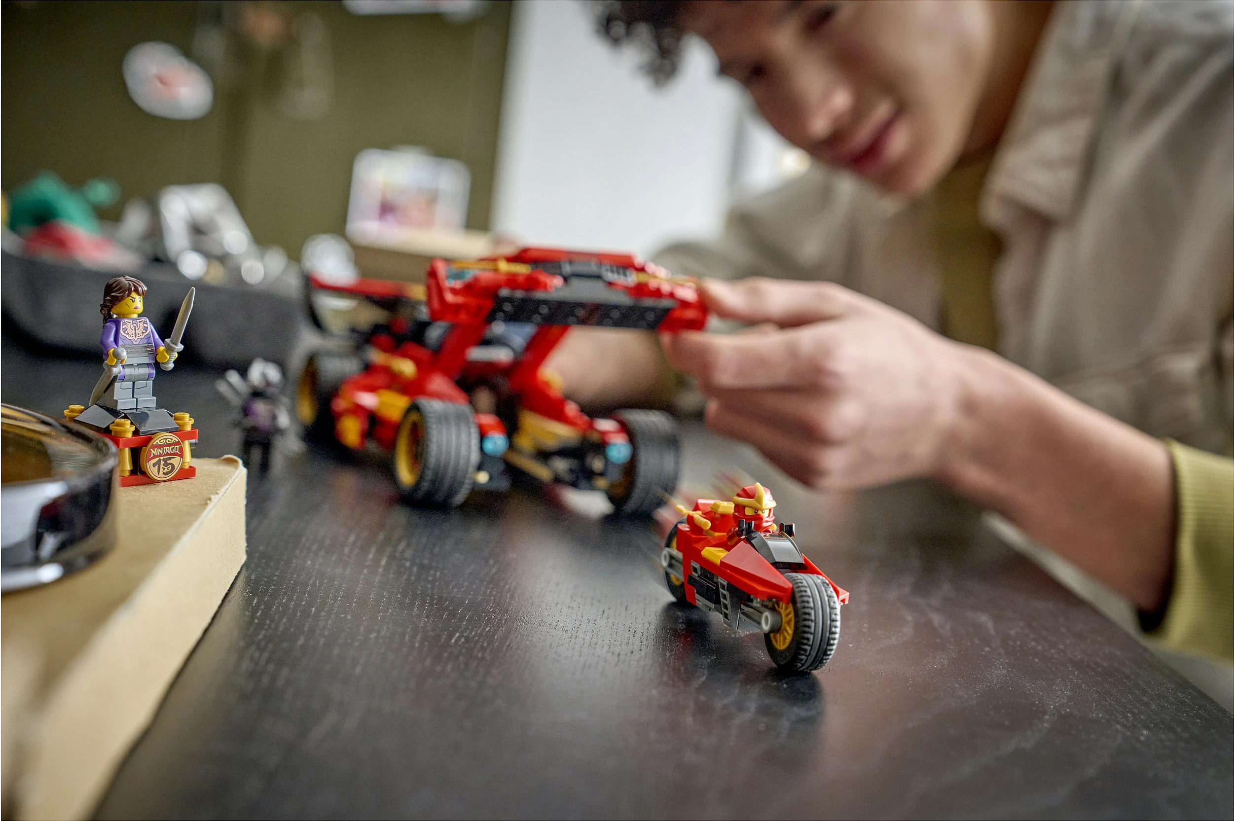 Set ndërtimi LEGO NINJAGO Legacy 71867 X-1 Ninja Supercar (15-vjetori), 691 copë, shumëngjyrësh