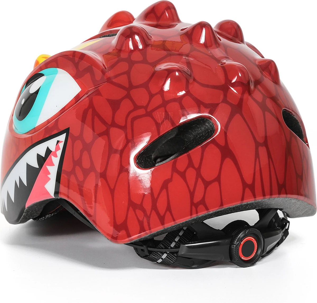 Kaskë biçiklete fëmijësh, Wozinsky HT-006C, S (50-54 cm), 235 g, rregullim 360°, e kuqe