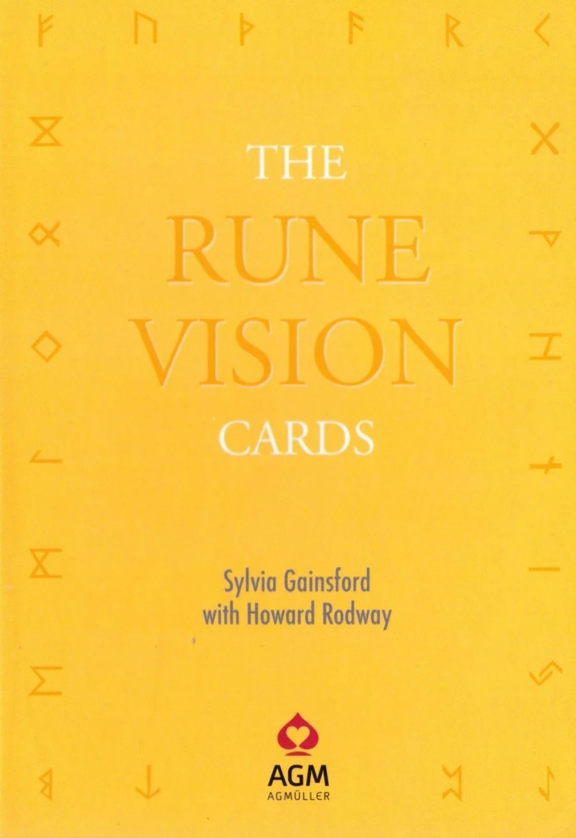 Letra Tarot Cartamundi Rune Vision Cards me libër udhëzues, 25 copë, Verdhë