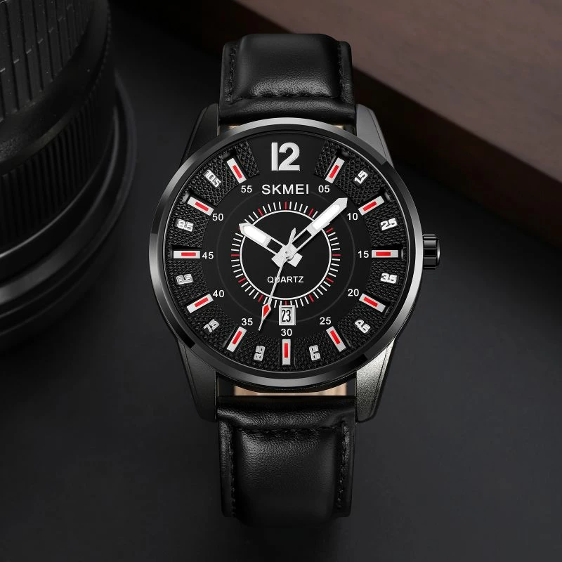 Orë dore për meshkuj Skmei, e zezë