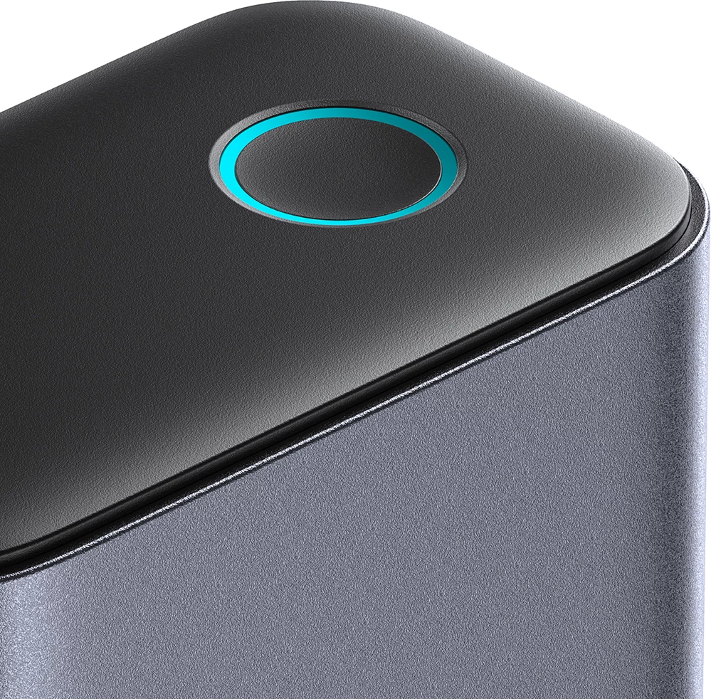 Karikues muri Joyroom JR-TCM02, 65W, 4x USB-C, 2x USB-A, GaN, Gri e errët