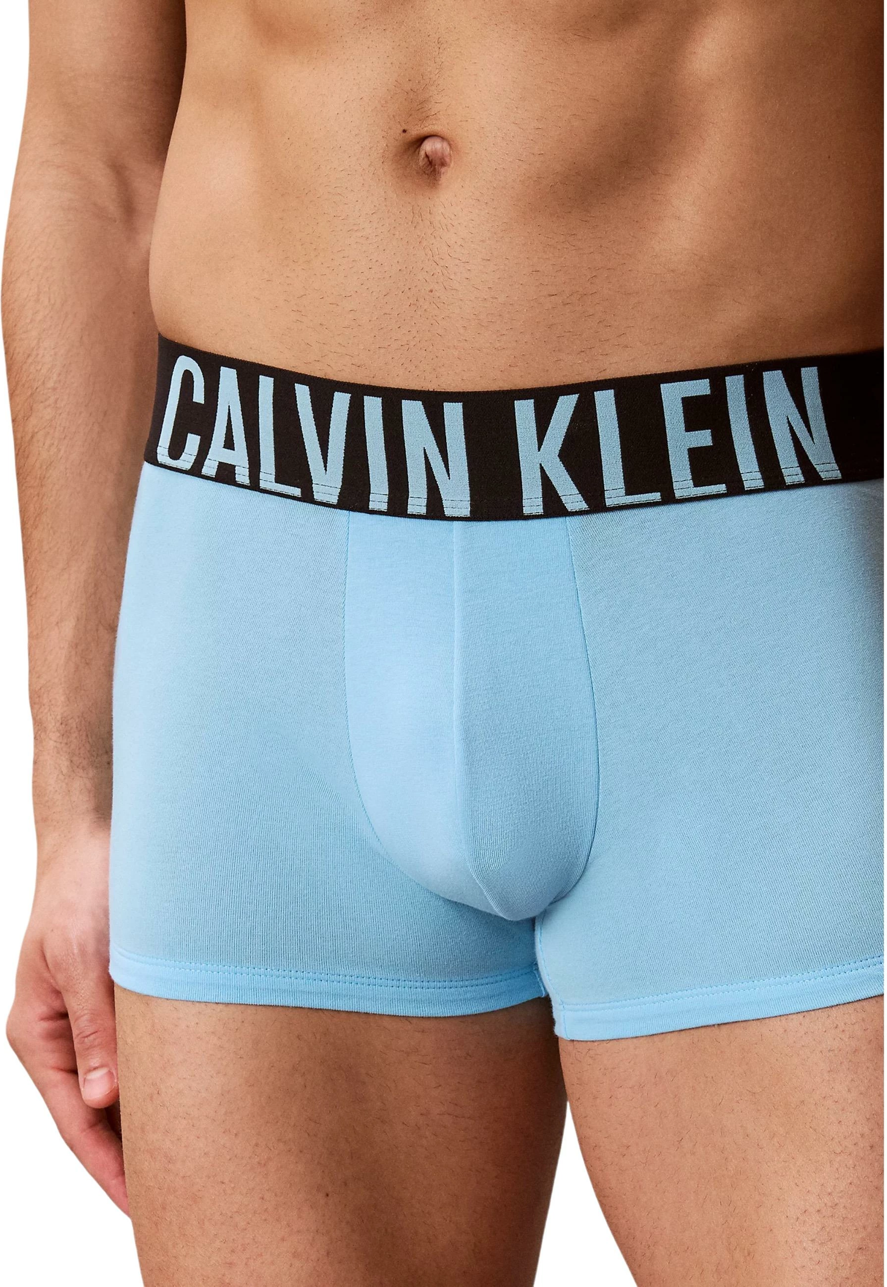 Të brendshme për meshkuj Calvin Klein Underwear TRUNK 3PK 000NB3608A, gri/zeza [Madhësia: L]