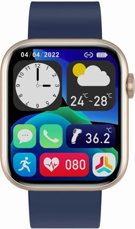 Smartwatch për femra Gravity, e zezë