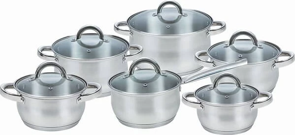 Set enësh gatimi Maestro MR-2120-12, 12 pjesë, çelik inox