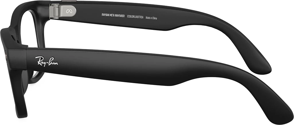 Syze smart Ray-Ban Meta Wayfarer Gen 2 RW4012 32GB 12MP 155-53 Large, Matte Black / Transitions Grey