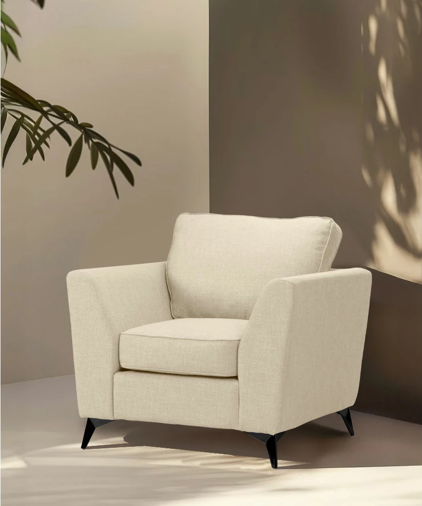 Fotelje BOEL, bezhë, BERGAMO 24, 96x86x92 cm