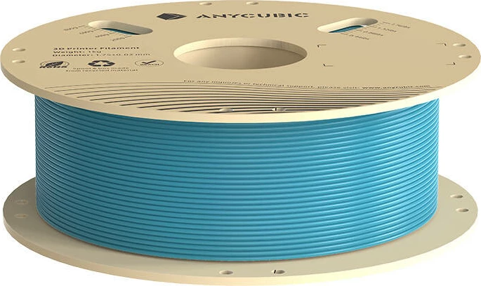 Set filamentesh PLA AnyCubic HPL20-101-4, 1.75 mm, 4 copë, Pantone, Jeshile/Portokalli/Kaltër/Vjollcë