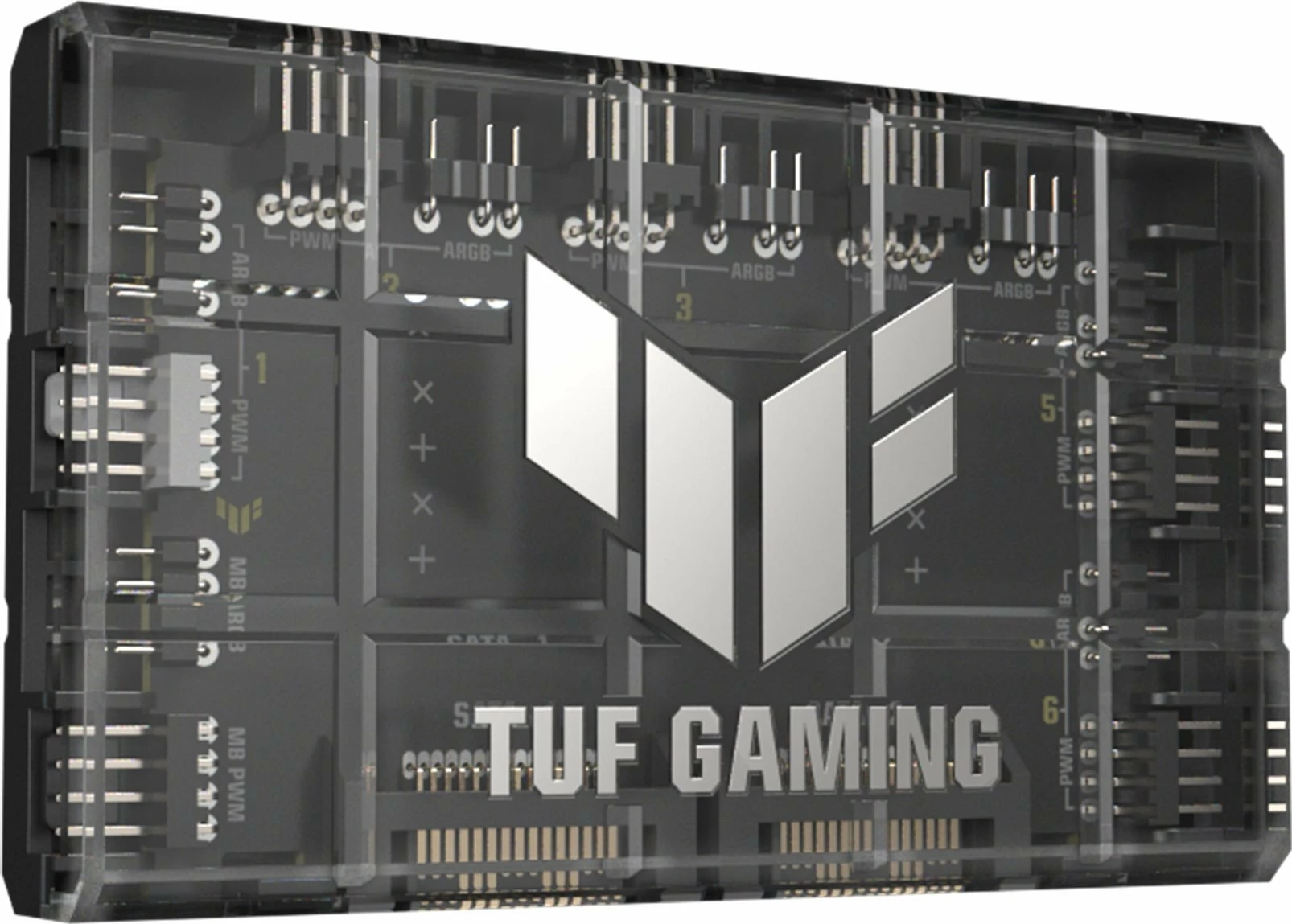 Kontroller ventilatorësh Asus TUF Gaming ARGB PWM Fan Hub, deri 6 ventilatorë