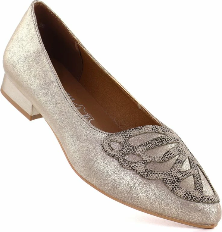 Këpucë për femra M. Daszyński SA201A-2, të arta