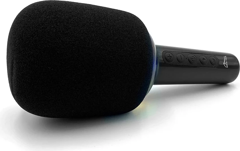 Mikrofon karaoke Media Tech MT399 me Bluetooth, i zi