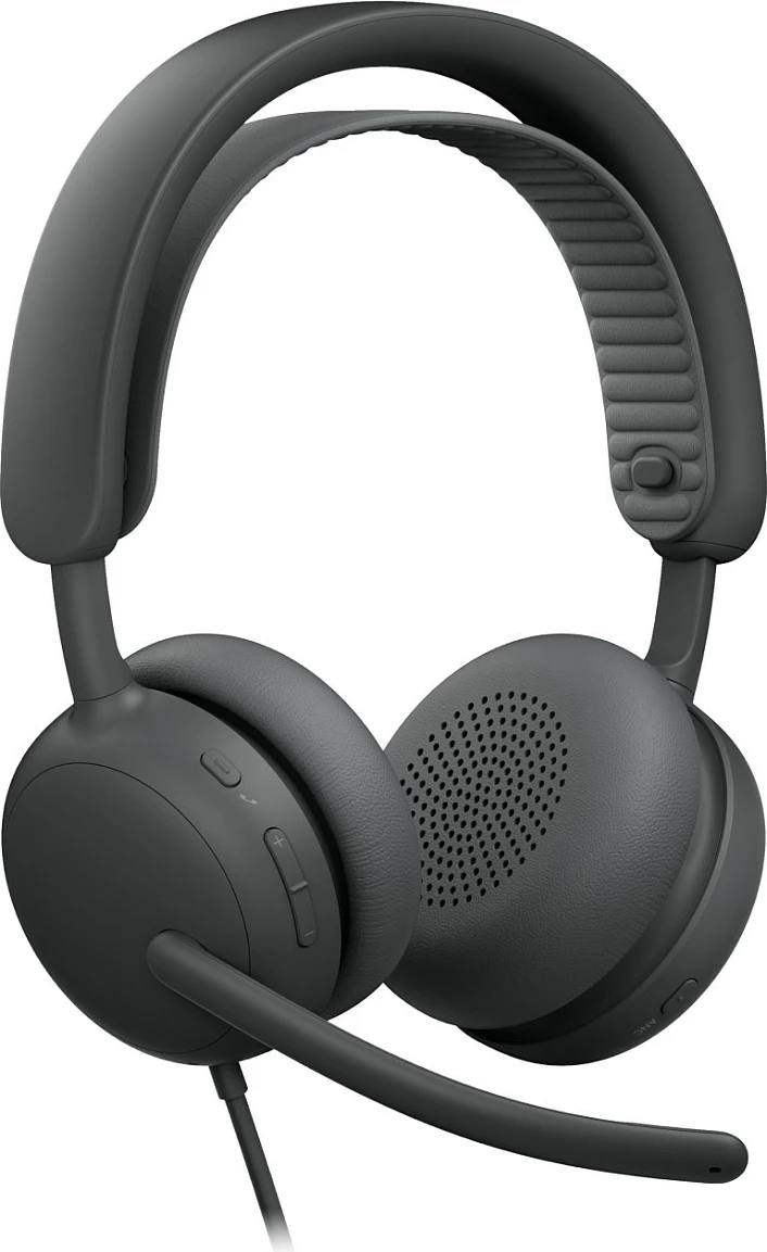 Kufje me mikrofon Logitech Zone Wired 2 for Business, USB-C/USB-A, grafit