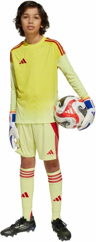 Fanellë portieri për fëmijë adidas, e verdhë dhe e kuqe [Madhësia: 152 cm]