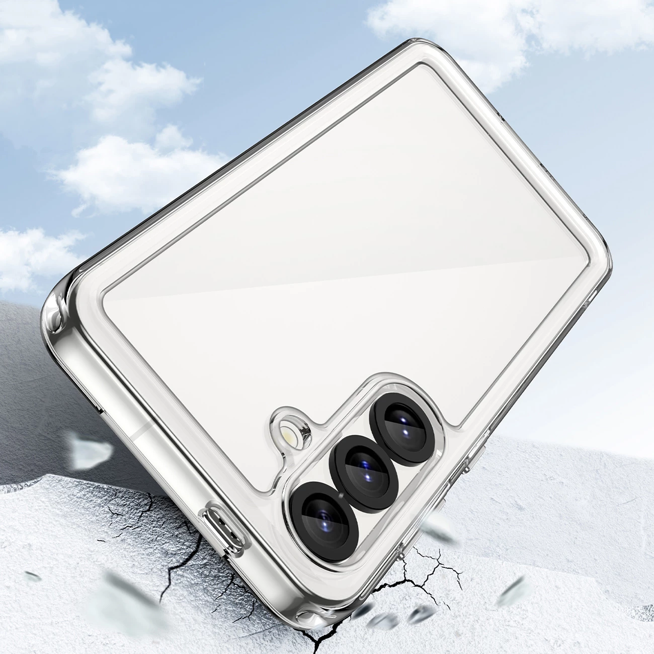 Mbështjellës Hurtel Outer Space Case për Xiaomi Poco F7 Ultra, transparent