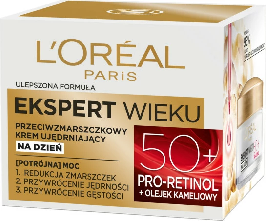 Krem dite anti-rrudhë dhe forcuese L'Oreal Paris Expert Age 50+ për femra, 50ml