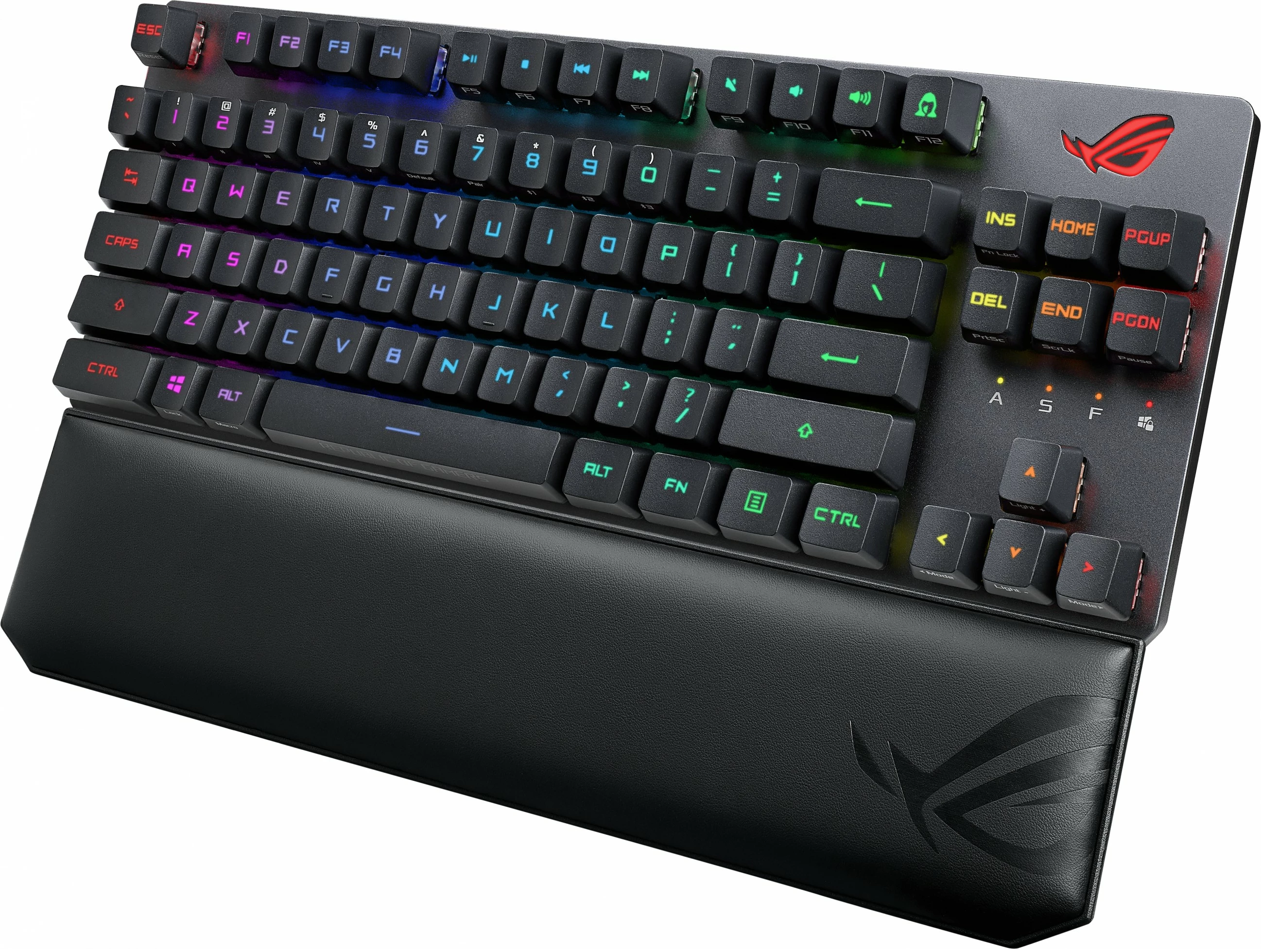 Tastierë mekanike gaming ASUS ROG Strix Scope RX TKL Wireless Deluxe, RGB, AZERTY, e zezë