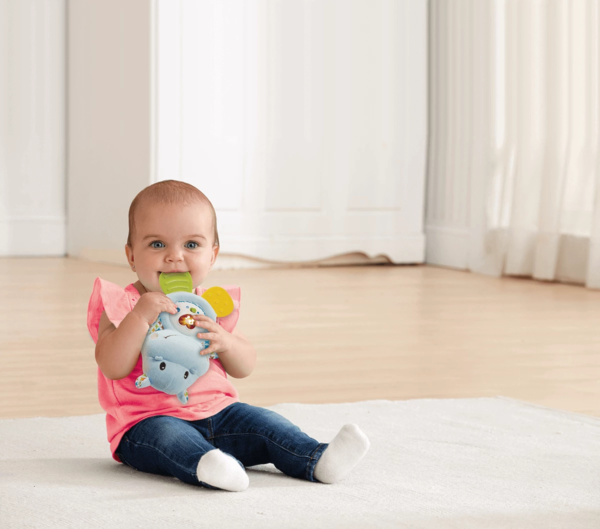 VTech Baby Little Friendlies - Hippo Lodër për Dhëmbë