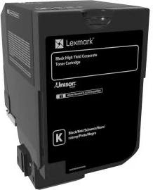 Toner, Lexmark 74C2HKE, rendiment i lartë, origjinal, e zezë