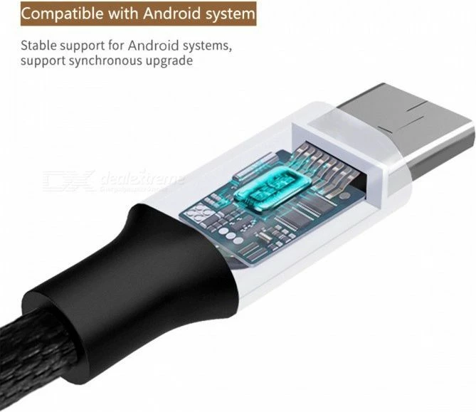 Kabllo USB-A në microUSB Baseus Yiven CAMYW-B01 1.5 m 2A USB 2.0 e zezë