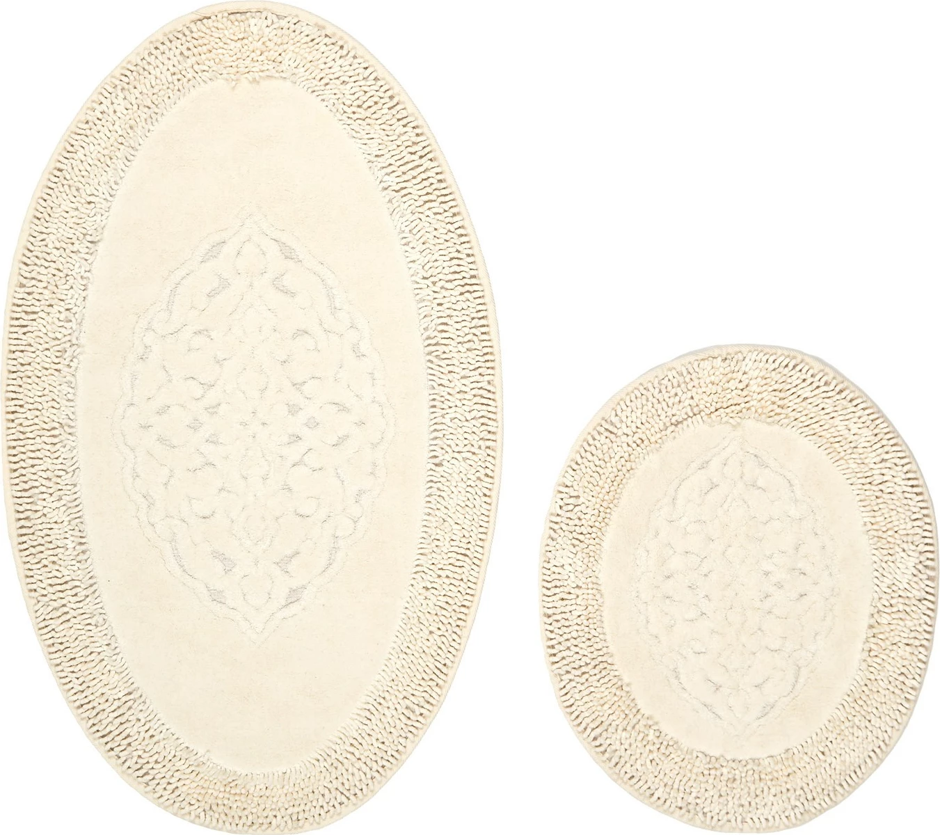 Set tapetash banjoje (2 copë), pambuk, krem, Mijölnir 000236