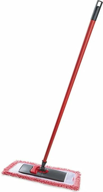 Mop i sheshtë Vileda Chenille 140992, mikrofibër, 43×37×9.5 cm, i kuq